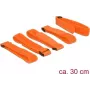 hook/loop fastener DeLOCK 18707 Orange 5 pc(s)