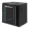 19 inch rack cabinet QOLTEC 54464 12U 600x635x450 Black