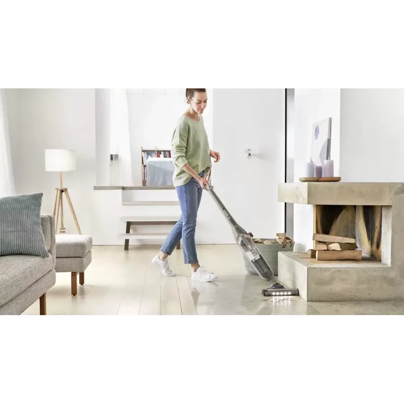Bosch BBH3ALL23 stick vacuum/electric broom 2-in-1 stick vacuum Battery Dry Bagless 0.4 L Champagne, Metallic