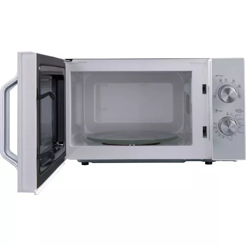 Sharp R204WA microwave Silver, White Solo microwave Countertop 20 L 800 W