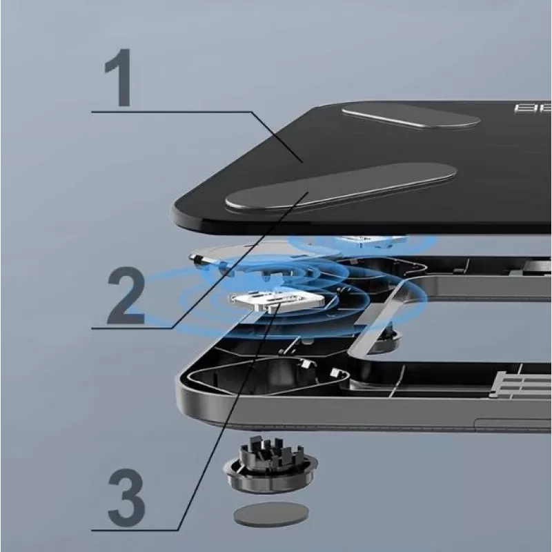 Smart Bathroom Scale Extralink Home, Bluetooth