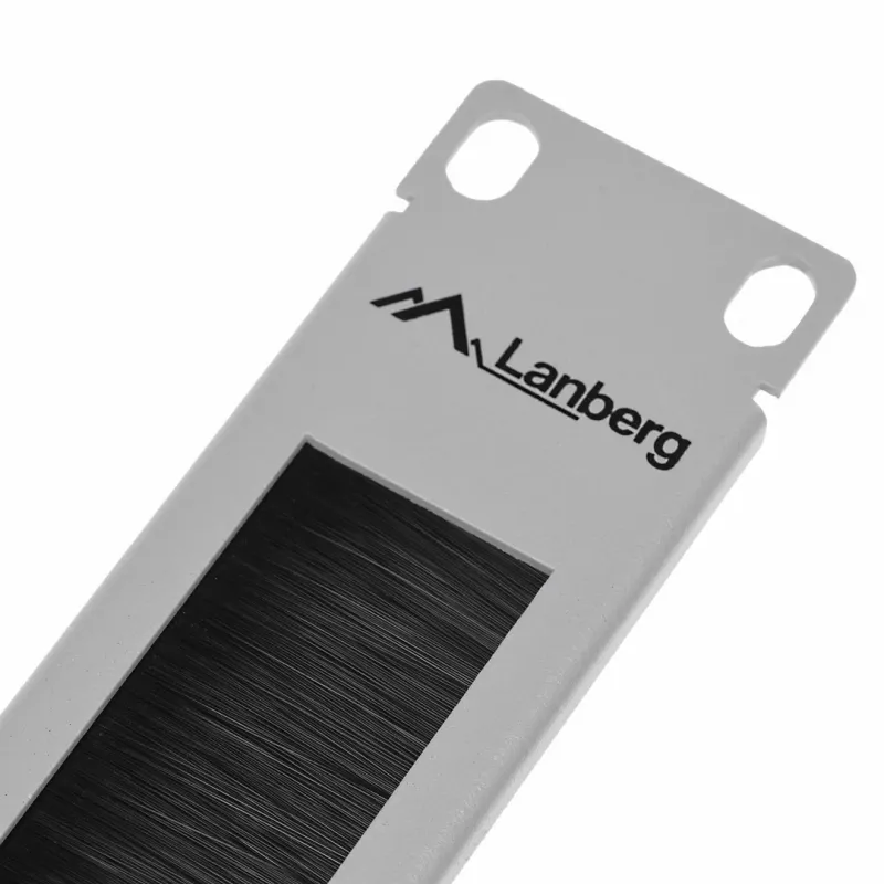Brush panel LANBERG AK-1101-S 1U 19 inch 482.6×44.2×8.5 mm Grey