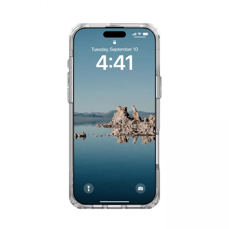 Urban Armor Gear Plyo mobile phone case 17.5 cm (6.9) Cover Transparent, White