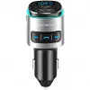 FM transmitter 4smarts 456201 Cigar lighter Black Silver AM FM Bluetooth