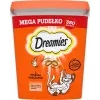 Treats Dreamies mixed flavours with chicken and cheese 350 g — crunchy meaty snack for adult cats, protein 22%, fat 22%