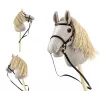 Plush Hobby Horse Milly Mally 6626 Light Grey – milly mally soft toy, ride-on stick horse