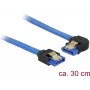 SATA cable DeLOCK 84984 0.3 m SATA 7-pin Black Blue