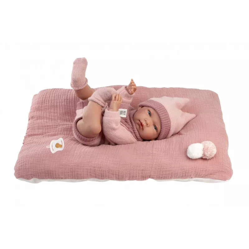 Doll Llorens 40 cm vinyl baby with realistic features and soft body