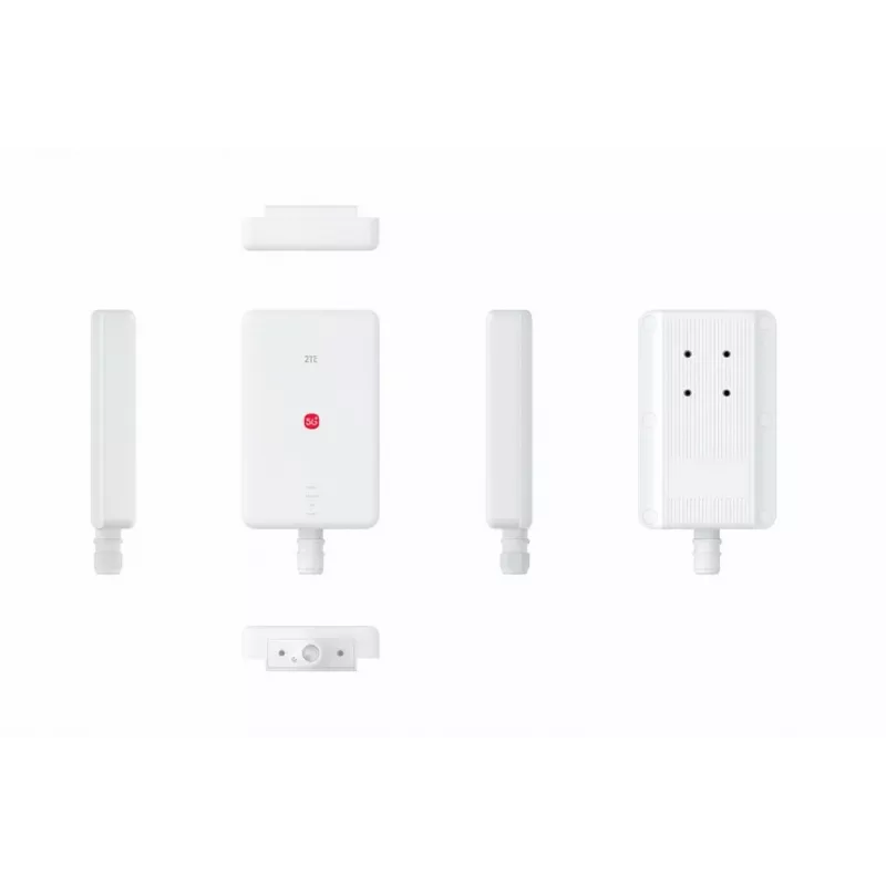 Router ZTE G5 Max Dual Band Wi‑Fi 802.11ac — 5G, Dual SIM, 1x 2.5GbE, USB‑C, 48V, white