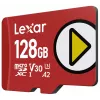 Lexar PLAY LMSPLAY128G-BNSNG 128 GB microSDXC memory card, UHS-I, Class 10