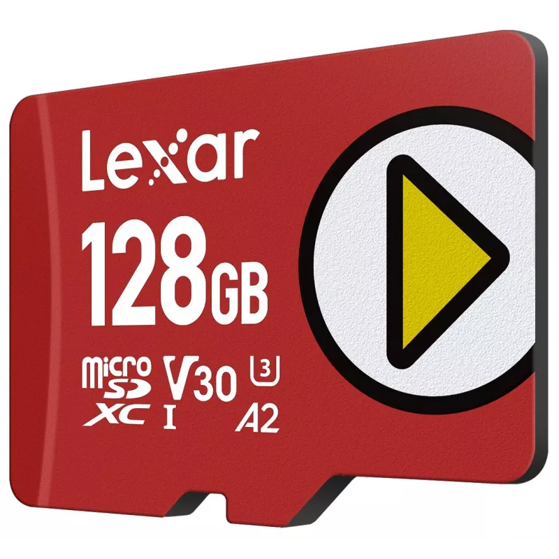 Lexar PLAY LMSPLAY128G-BNSNG 128 GB microSDXC memory card, UHS-I, Class 10