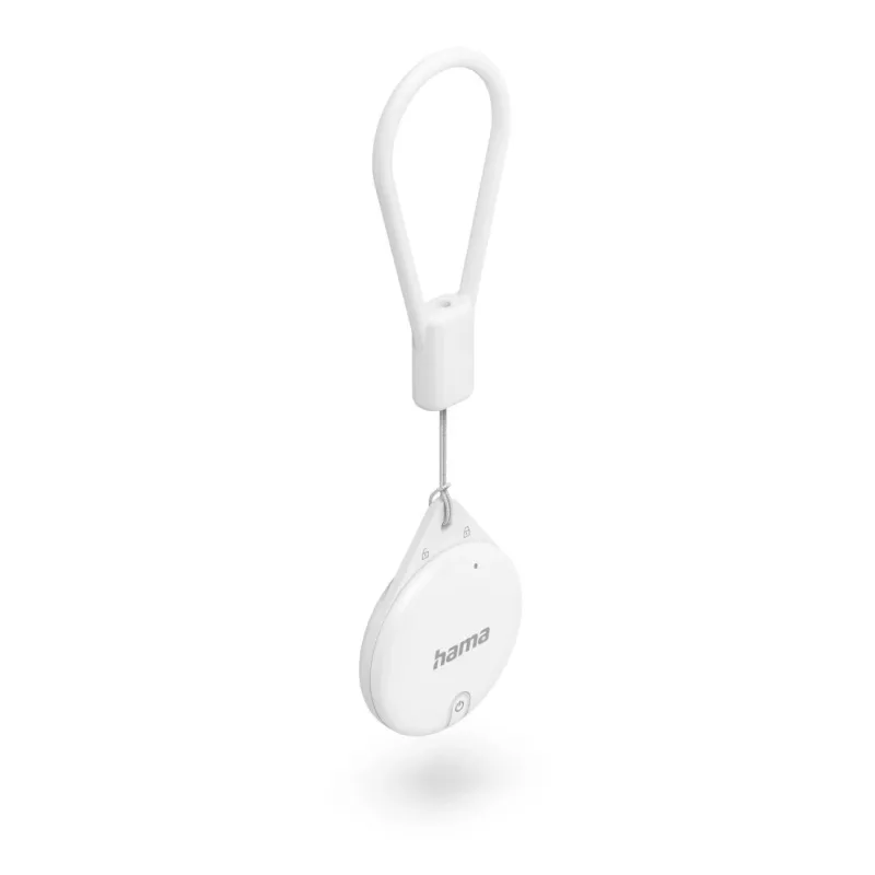 HAMA Item Finder 00185815 Bluetooth for Apple Find My app, white — tracker for locating personal items