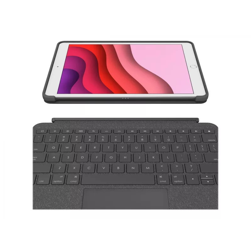 Keyboard Logitech Combo Touch QWERTZ German Smart Connector Graphite
