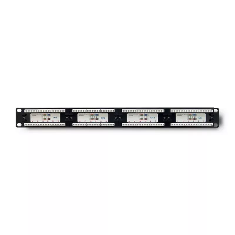 Patch panel RACK 24 ports, cat.6 UTP