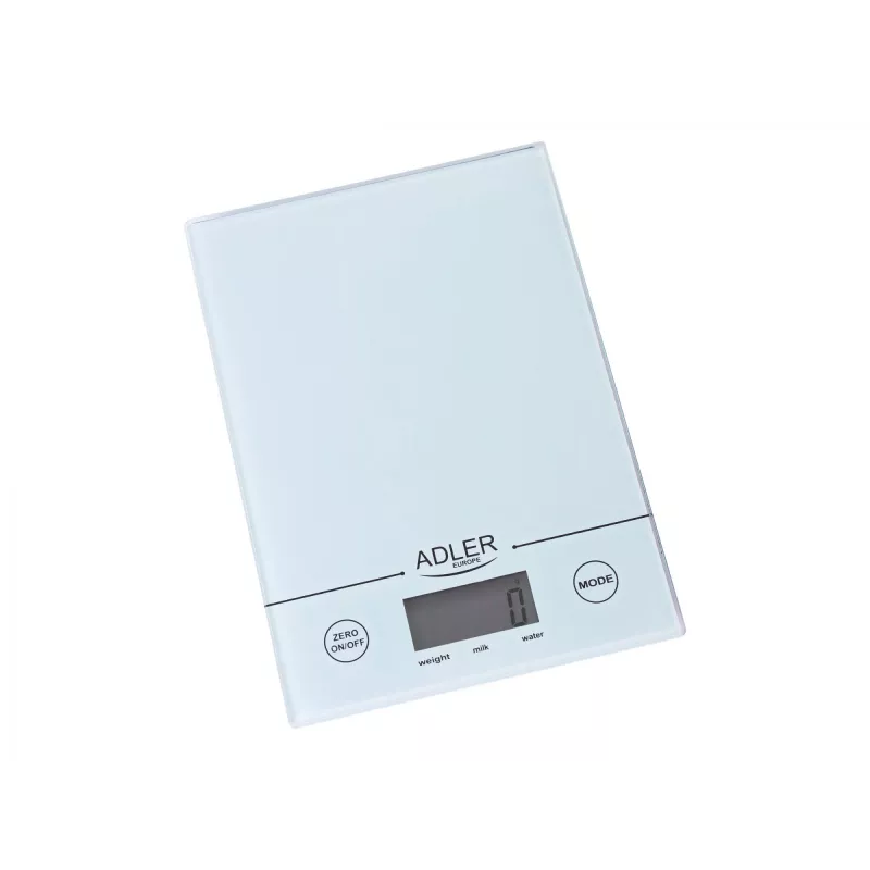 Adler AD 3138 w kitchen scale Electronic kitchen scale White Countertop Square