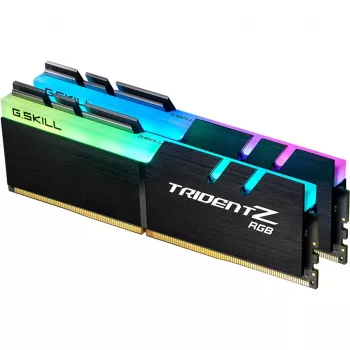 DIMM 16 GB DDR4-3600 (2x 8 GB) Dual-Kit, Arbeitsspeicher schwarz, F4-3600C16D-16GTZRC, Trident Z RGB, INTEL XMP