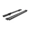 DELOCK 19 inch Keystone Patch Panel 24-port angled with strain relief, 1U, black, 482.6×125.5×44.2 mm