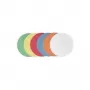Moderation Card Franken UMZ 14 04 — Circle Ø140 mm, Yellow, 100% Recycled Paper, pack