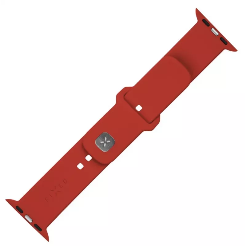 Silicone Strap FIXED FIXSST2-1029-RD for Apple Watch Ultra 49mm, Red, Fixed Sport Design