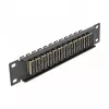 Fiber Optic Patch Panel DeLOCK 10 inch 12 Port SC Duplex Beige 1U Black