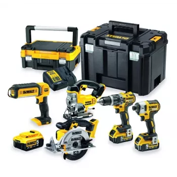 DEWALT. COMBO KIT 18V DCK551P3T (DCD796+DCF887+DCS39+DCS331+DCL050) 3x5.0Ah TSTAK
