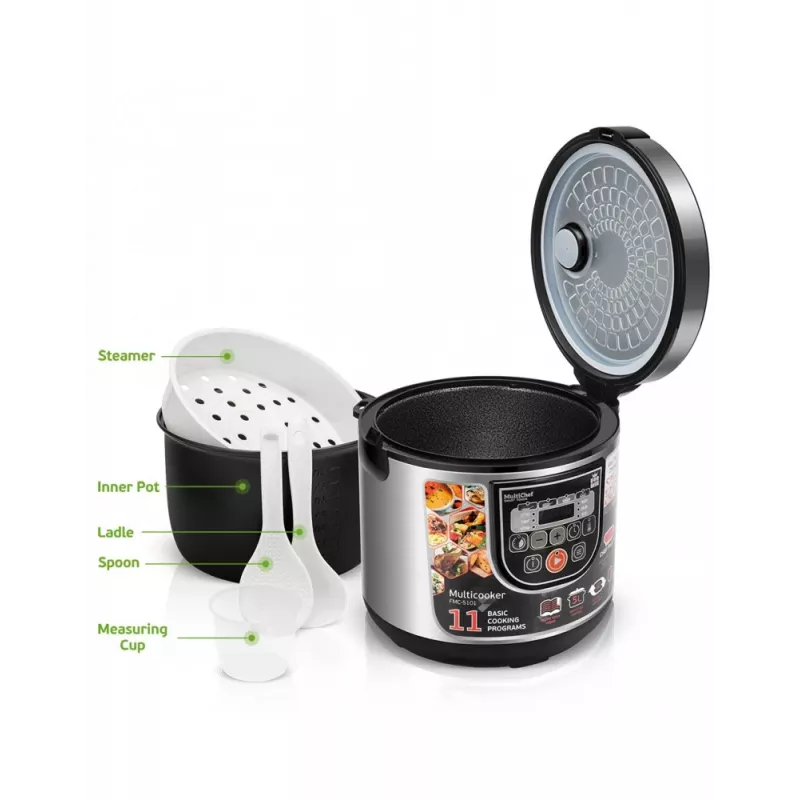 Forme FMC-5101 is a multicooker with a capacity of 5 liters and a power of 860 W.