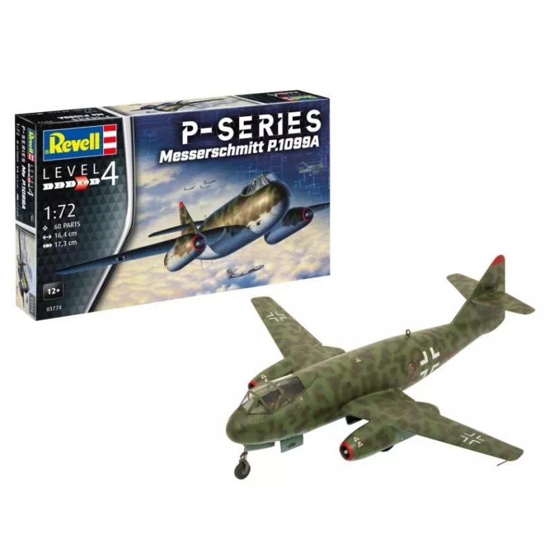 Plastic model aircraft REVELL Messerschmitt P.1099A-P-SER scale 1/72