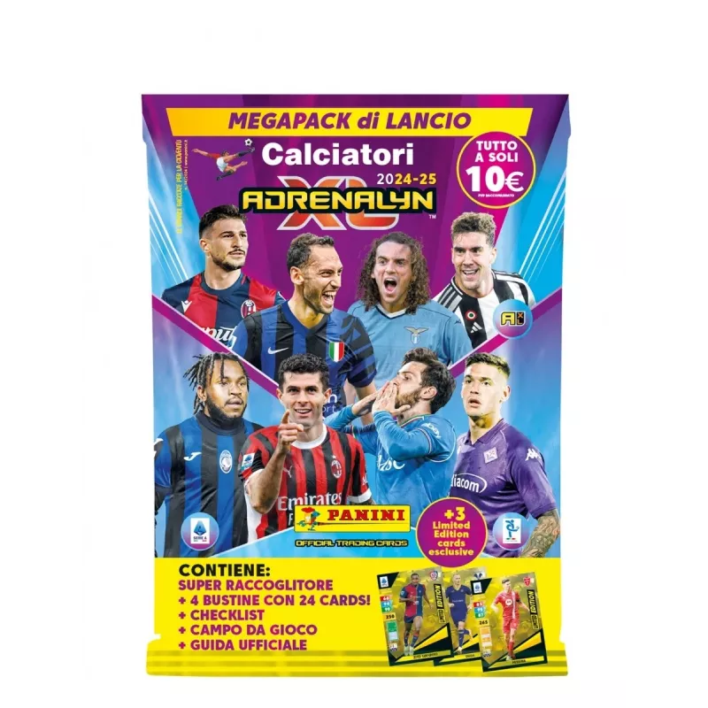 Trading card starter set PANINI Italian League 2025 Mega Starter Set