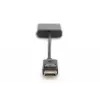 Assmann DisplayPort adapter cable. DP - DVI (24+5) M/F. 0.15m.w/interlock. DP 1.1 compatible. UL. bl. w/o shielding. 32AWG (AK-340409-001-S)