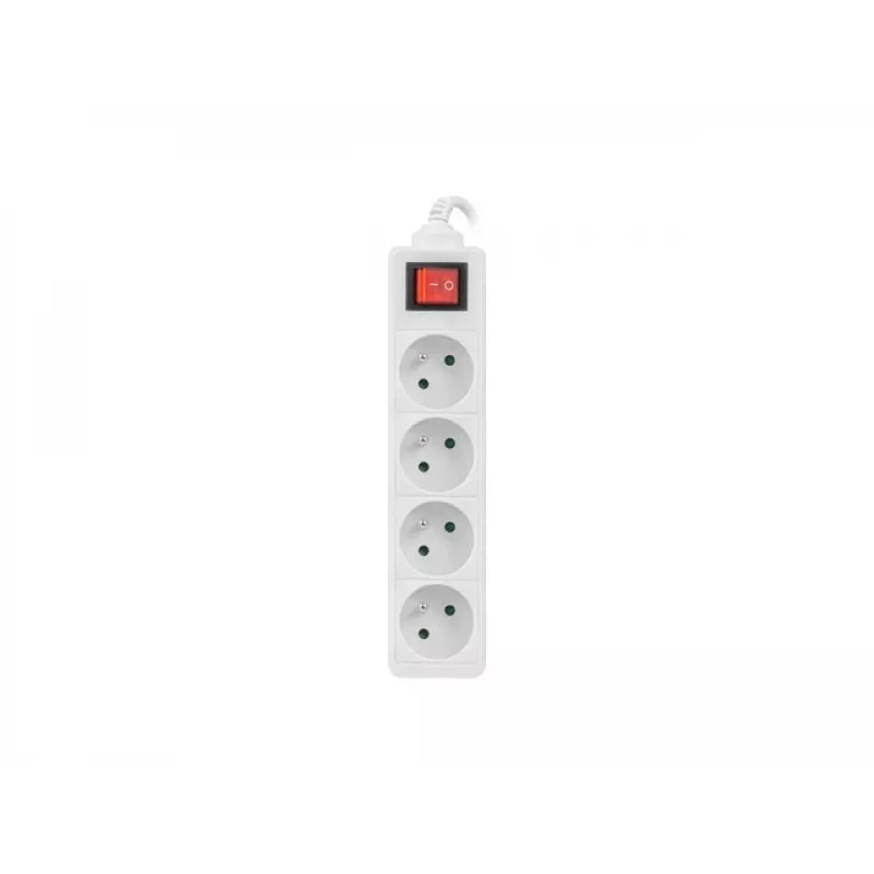 Power Extension Lanberg PS1-04E-0150-W 1.5m 4 AC Outlets Indoor White