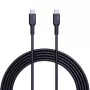 AUKEY CB-SCC241 USB-C Power Delivery PD 240W 5A 20V 1m Nylon Black - D
