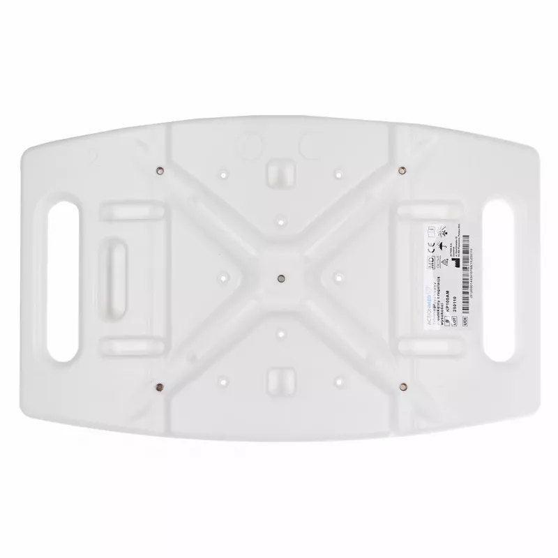 Rectangular adjustable shower stool