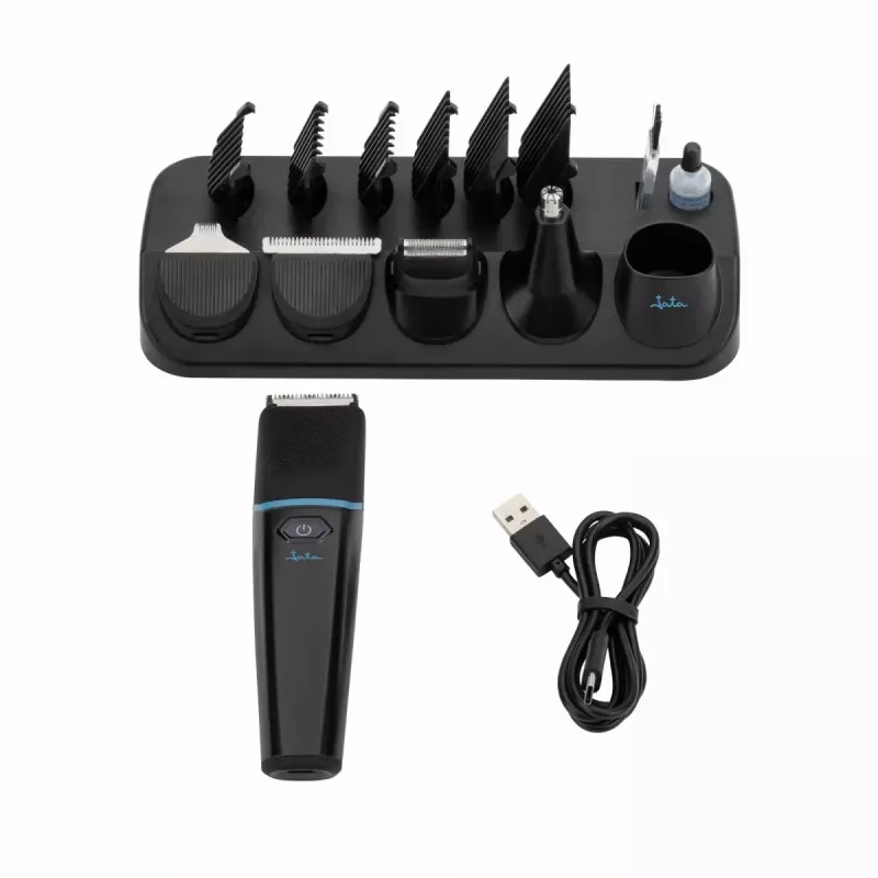 Hair Trimmers JATA JBCP3538 Black Blue 1mm to 1.2cm