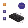 Qoltec 50310 Drive docking station 2x SSD M.2 SATA NGFF USB Type C