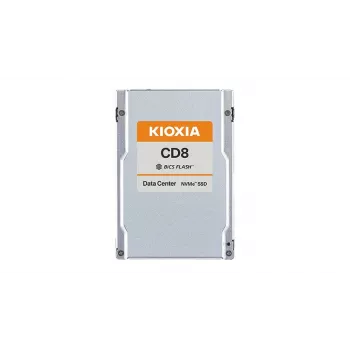 SSD 2.5 inch Kioxia CD8-R — 3.84 TB NVMe PCIe 4.0 (x4), 7200/3800 MB/s, 2.5 inch 15 mm, for server/workstation