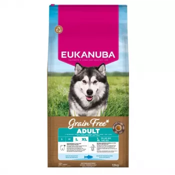 Dry dog food EUKANUBA Adult Grain-Free Lamb & Rice 12 kg — Adult large breeds, 25% protein, 13% fat