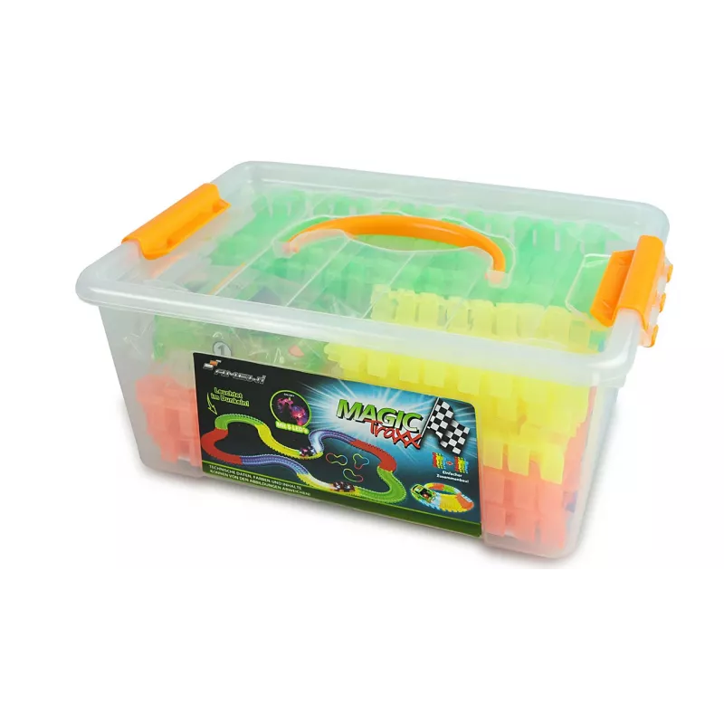 Play vehicle and track set Amewi 100614 with AA battery operation (2 × AA), multicolour red