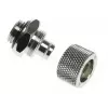 Computer cooling system part BitsPower BP-WTP-C11J — Brass fitting, nickel silver finish
