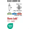 mummy sleeping bag Black Arrow ECO (Dark Green/Red)