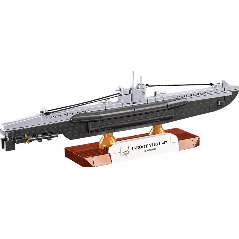 Scale model submarine Cobi U-47 T.VIIB 1:300 kit, brand Cobi, model 4858