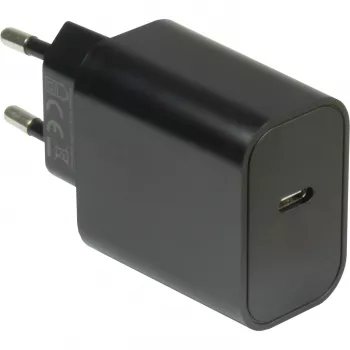 Charger PD-2020, USB-C Charger (black, without cable, PD 20 Watt, Quick-Charge 3.0)