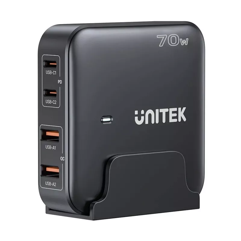 Mobile device charger UNITEK P1228ABK01-EU Universal Black AC Fast charging