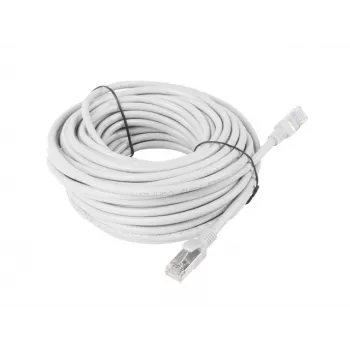 LANBERG Cat5e U/UTP RJ-45 Patch Cable PCU5-10CC-1500-S, 15 m, Grey, CCA, 26 AWG, 100 MHz