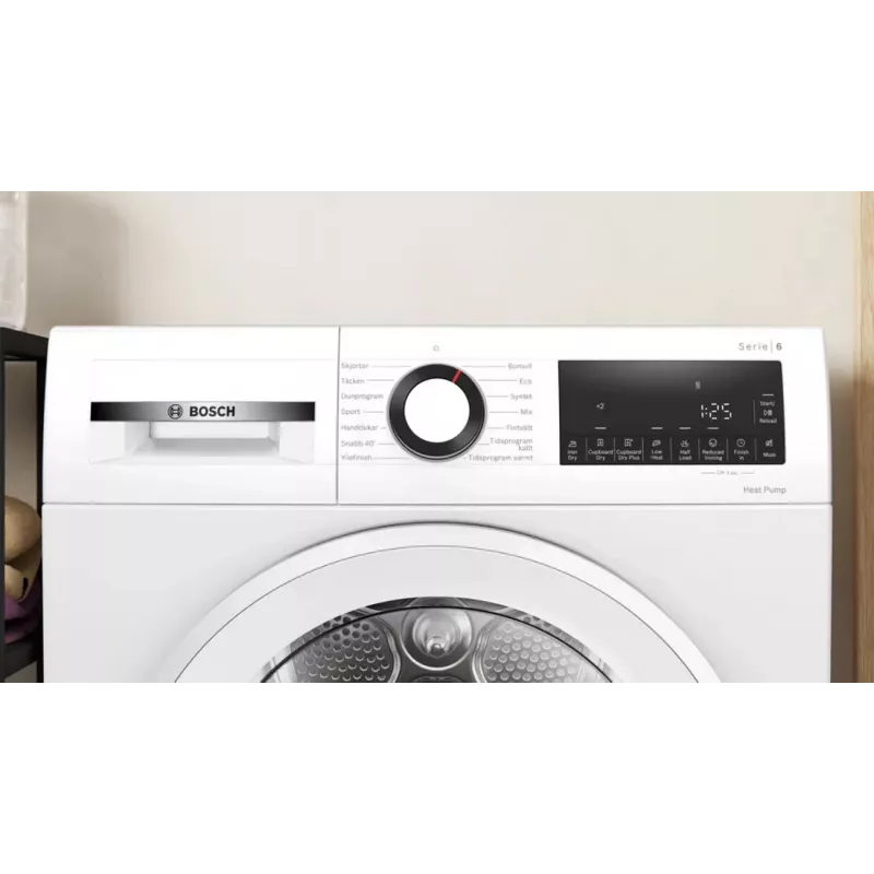 Bosch WQG2320LSN Heat Pump Tumble Dryer 8 kg White