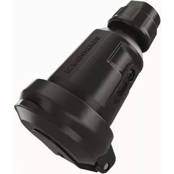 Mennekes Coupling SCHUKO black15807116A 2p+PE IP54 (158071)