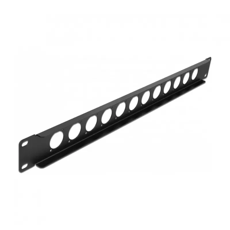 Patch Panel 19 inch DeLOCK 12 Port Black