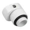 Adapter BitsPower X-Cross G1/4 inch male to G1/4 inch female, 5 mm offset, white