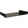 Rack mount shelf Omnitronic 30100916 1U, black, steel 19 inch