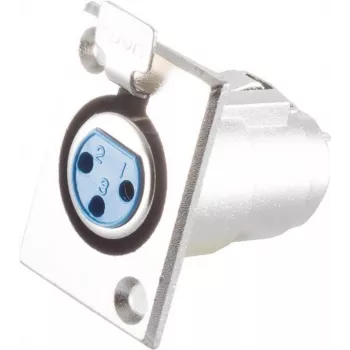 XLR Coupling ShiverPeaks BS55021 flange-mount audio connector