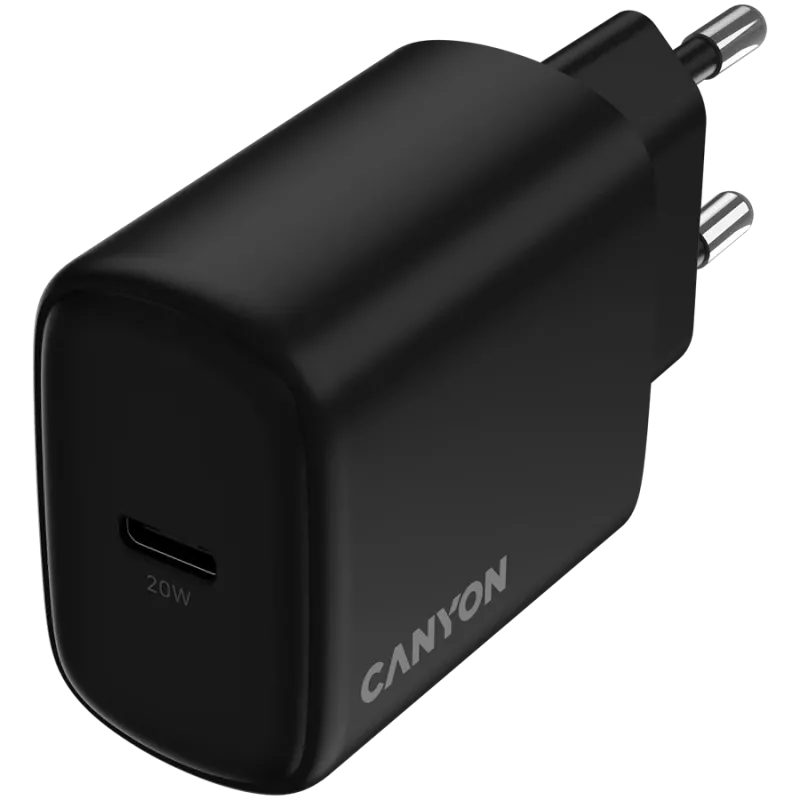CANYON charger OnCharge 200 20W 1xPD EU Black